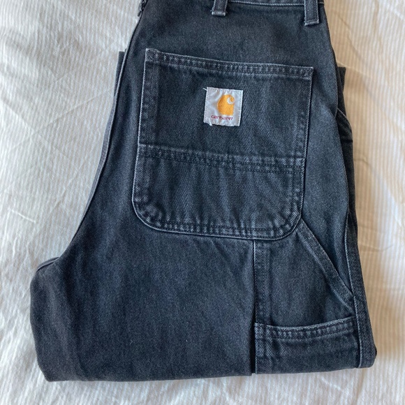 Carhartt WIP, Single Knee Pant - Denim, Black (Stone Washed), 29 x 32